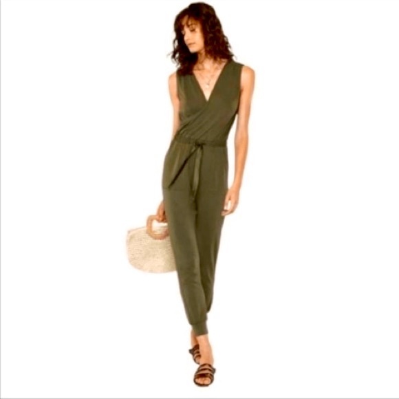 Heartloom Pants - Olive Green heartloom Rivky Jumpsuit Xs